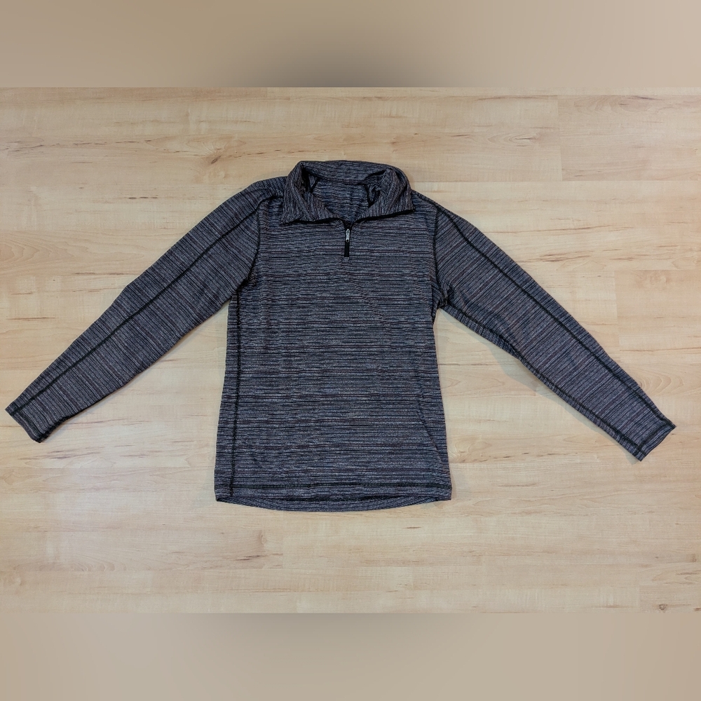 Medium Lululemon Striped Quarter-Zip - Picture 2 of 13